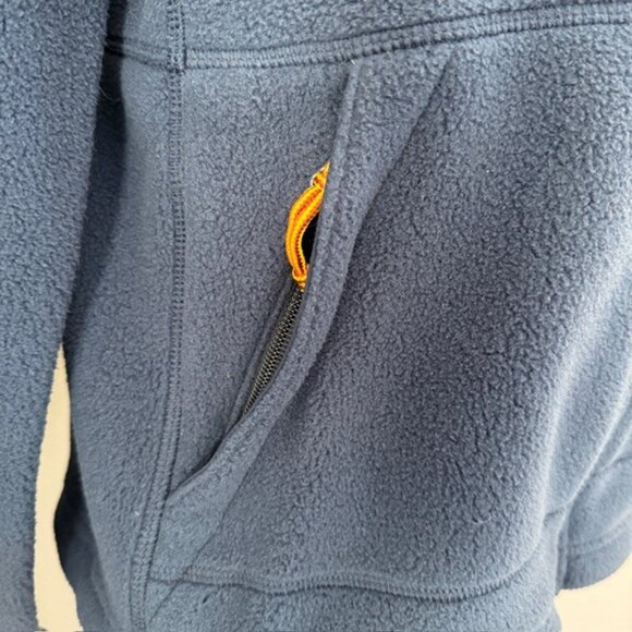 LL Bean Mountain Classic Fleece Full Zip Jacket Navy Blue Small - Picture 11 of 14